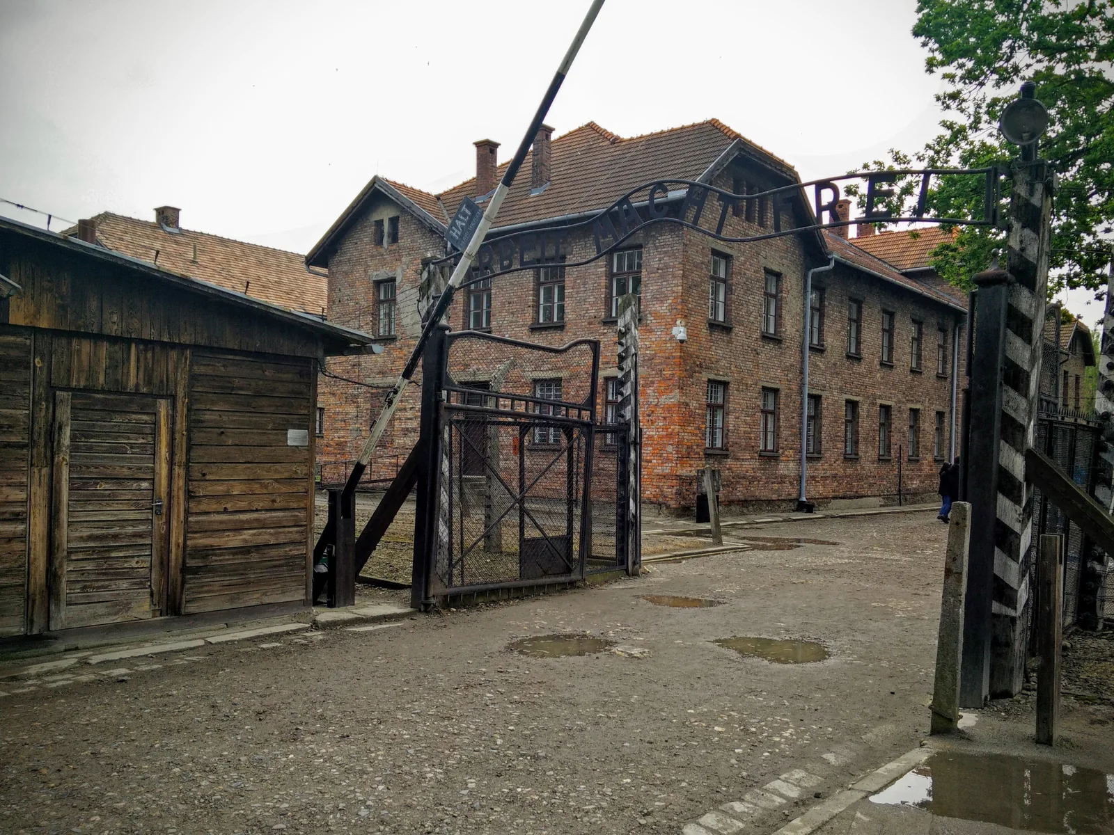AUSCHWITZ MAIN GATES - "WORK MAKES FREE"