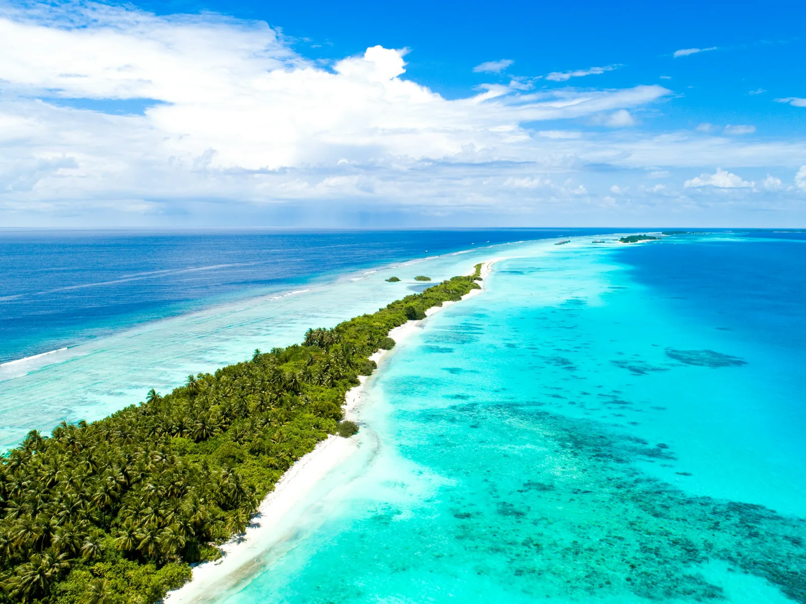 aerial photography of an island during daytime